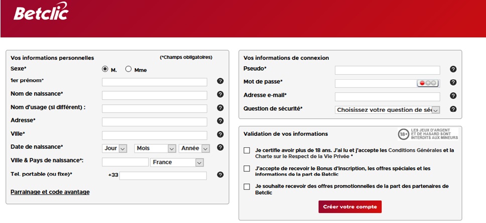 formulaire-d&rsquo;inscription